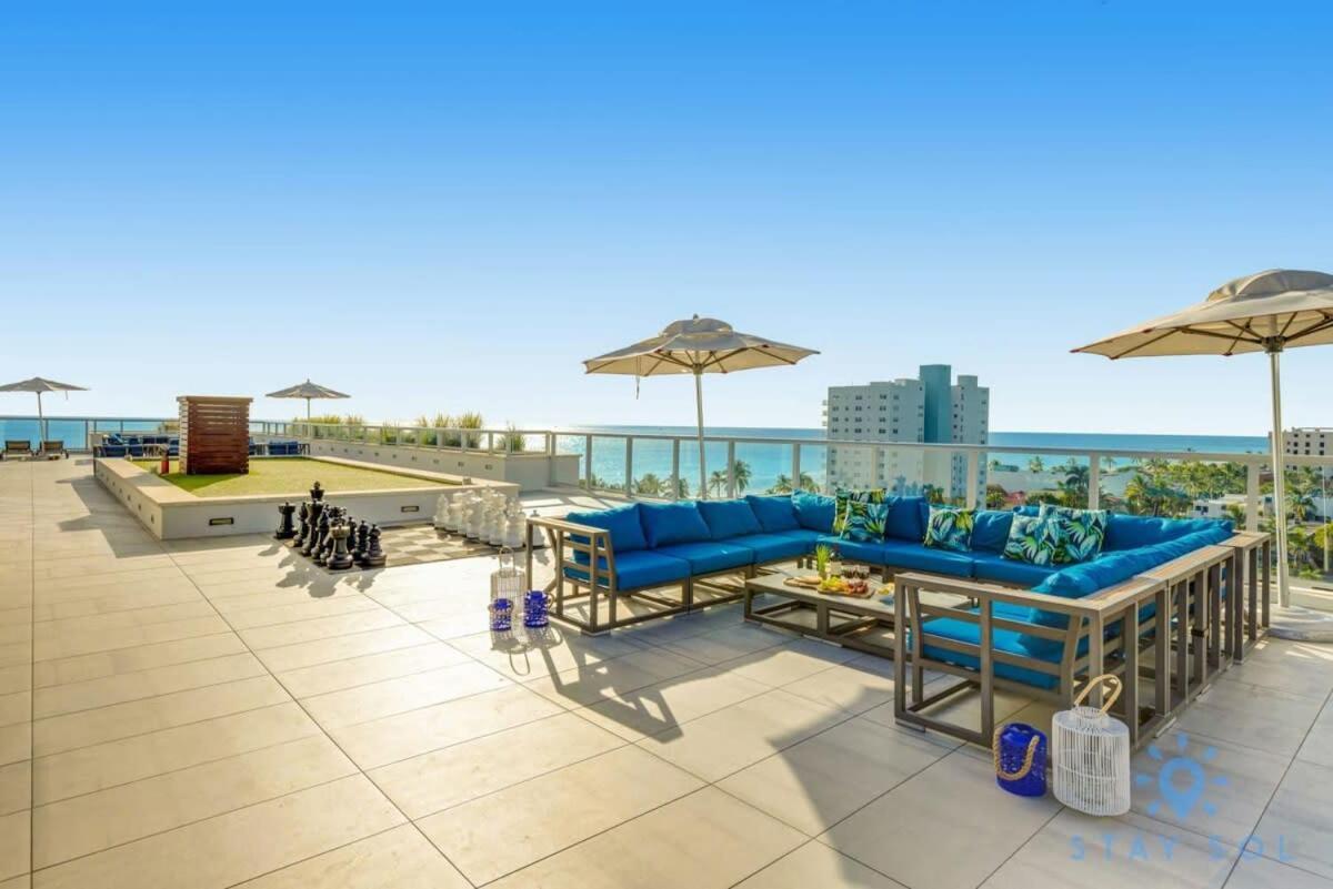 Rooftop Pool - Ocean View Balcony - Hollywood Beach Esterno foto