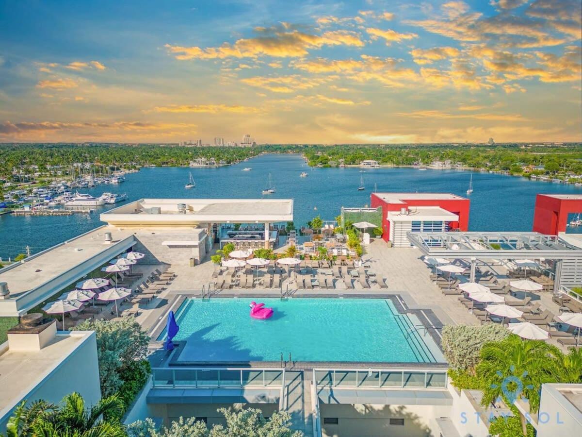 Rooftop Pool - Ocean View Balcony - Hollywood Beach Esterno foto