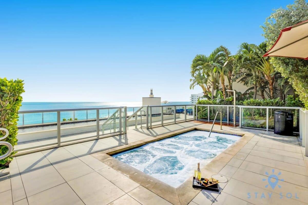 Rooftop Pool - Ocean View Balcony - Hollywood Beach Esterno foto