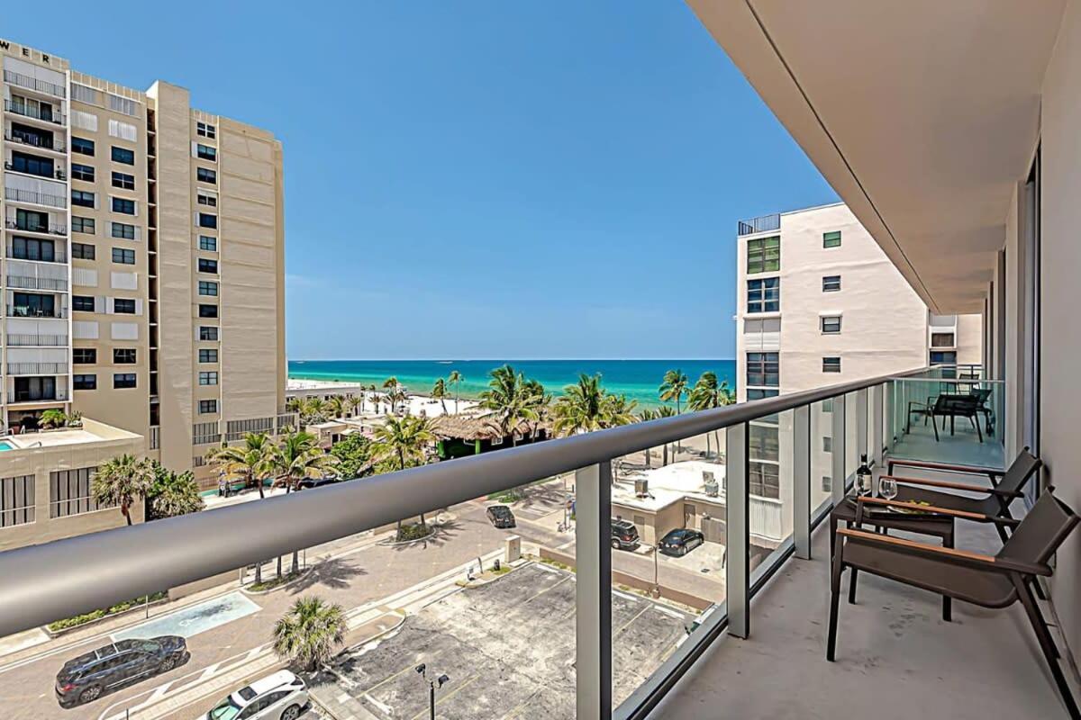 Rooftop Pool - Ocean View Balcony - Hollywood Beach Esterno foto