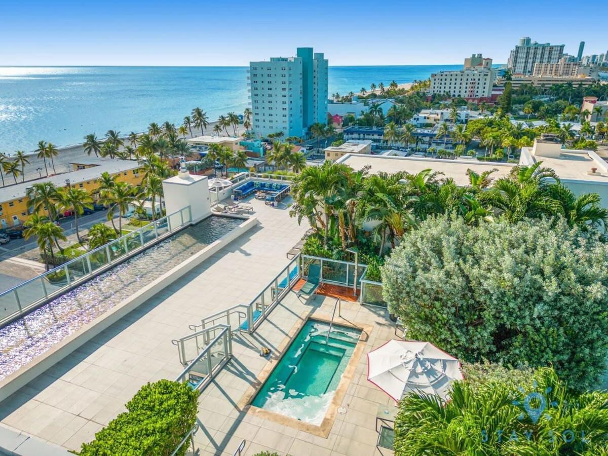 Rooftop Pool - Ocean View Balcony - Hollywood Beach Esterno foto
