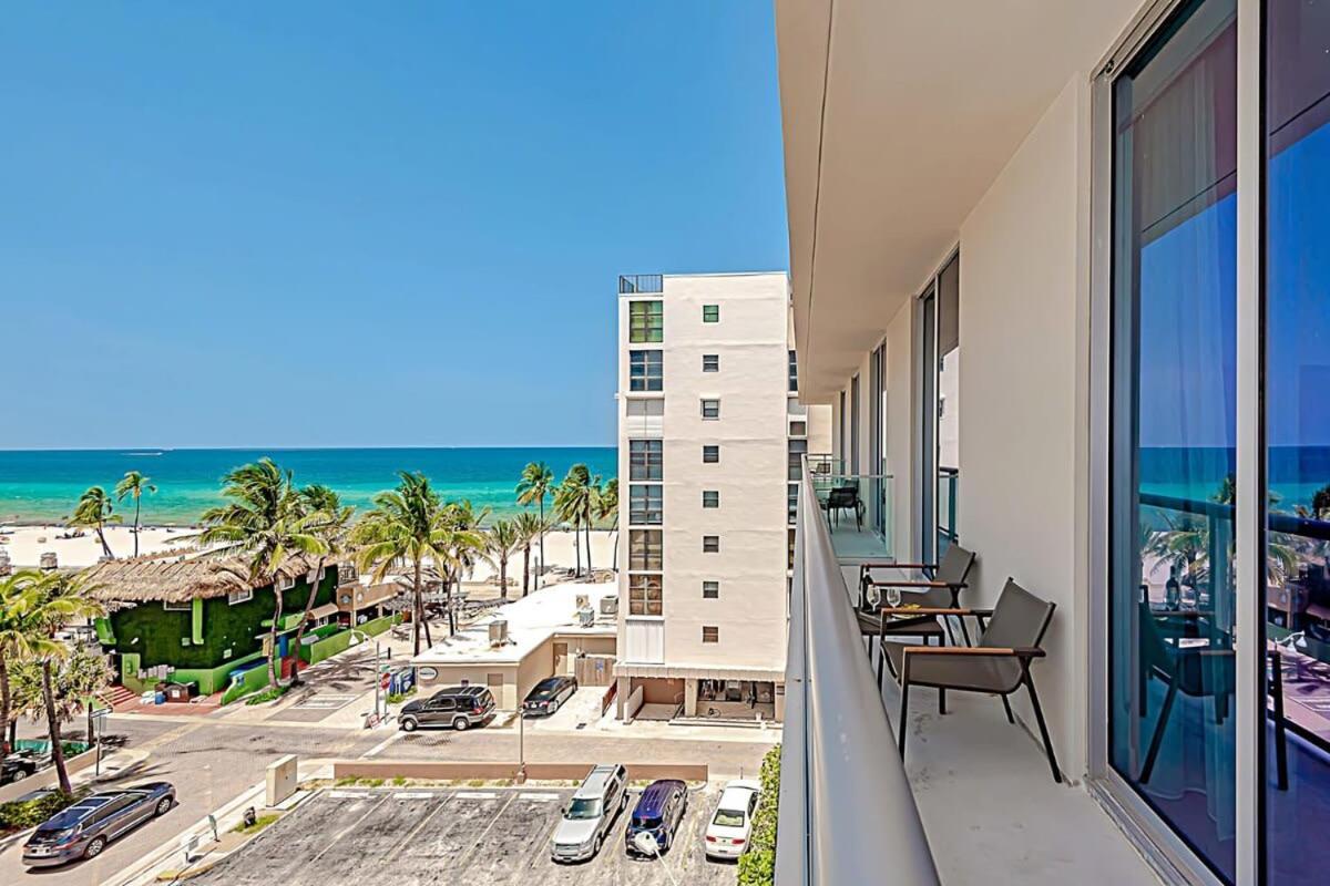 Rooftop Pool - Ocean View Balcony - Hollywood Beach Esterno foto